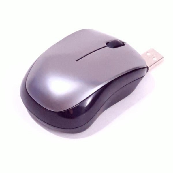 Onn Travel Mouse with Retractable Cord For Laptops