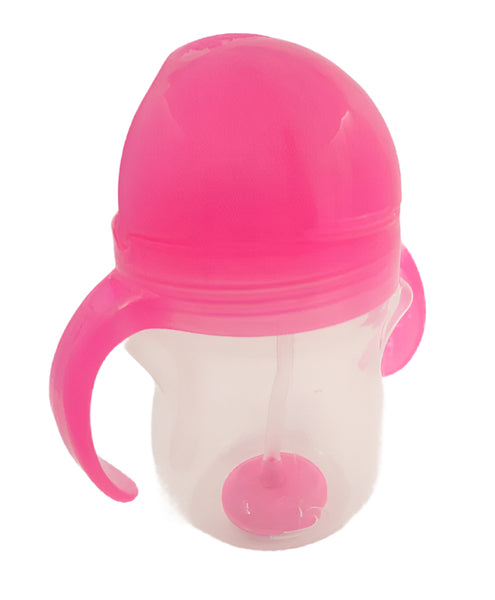 Munchkin Click Lock Weighted Flexi-Straw Cup, Pink
