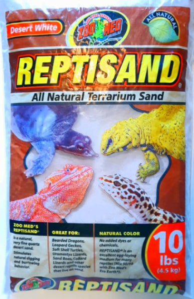 Zoo Med ReptiSand Terrarium Sand Desert White 10 lb