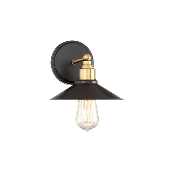 Meridian Lighting Light Visions Industrial Wall Sconce, Oil Rubbed Bronze