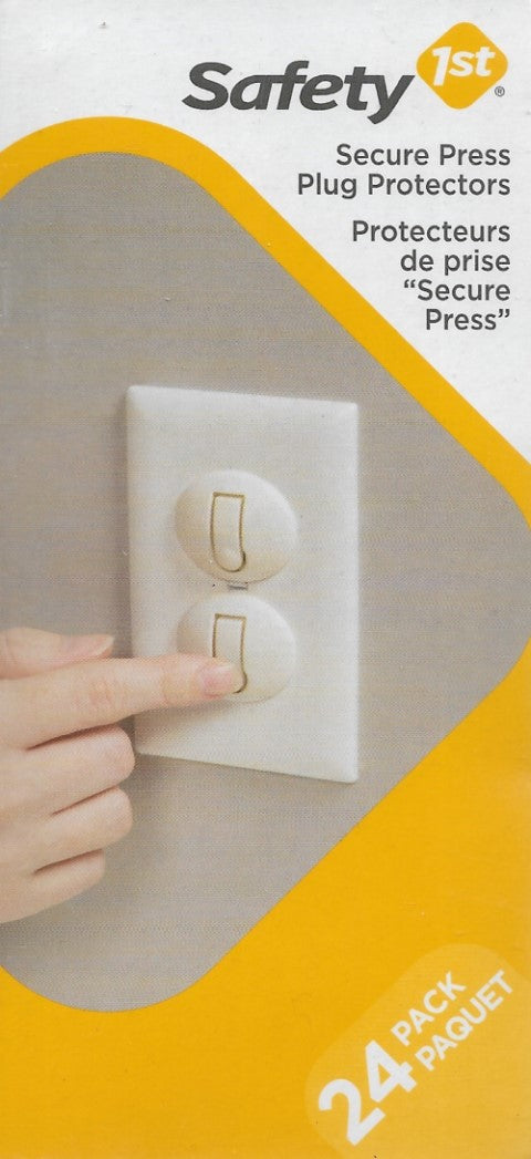 Safety 1st 24 Pack Secure Press Plug Protectors