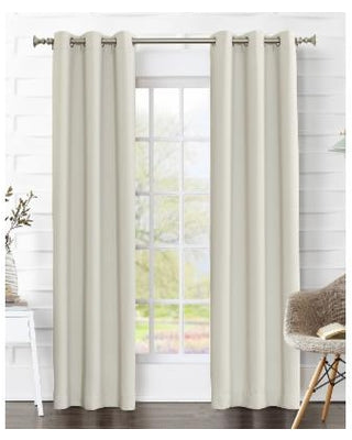 Sun Zero Preston Lichtenberg Blackout Grommet Curtain Panel 40”x63”