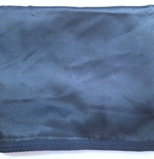 Sun Zero Barrow Rod Pocket Curtain Valance, Navy Blue, 54