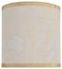 Transitional Hardback Drum / Cylinder Shape Spider Lamp Shade, Off White, 8" wide, 8"x8"x8"