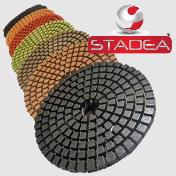 Stadea 5” Diamond Polishing Pad Wet (Standard A) 8 Pieces