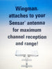 Winegard RV-WING Wingman White UHF Booster TV Antenna