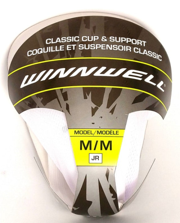 Winnwell Jock Support With Cup – Junior, Size Medium