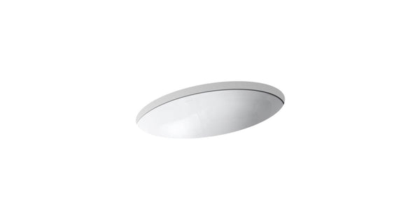 Kohler Vintage Vitreous China Undermount Bathroom Sink, White